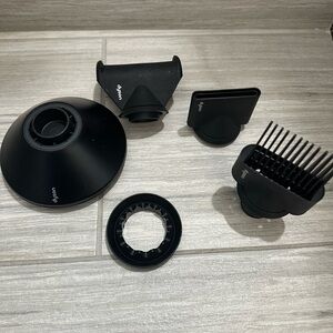 Dyson Black Hair Dryer Attachment Collection